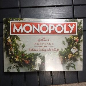 Monopoly Hallmark Ornament Welcome to Keepsake Village Board Game Sealed NIB -RB